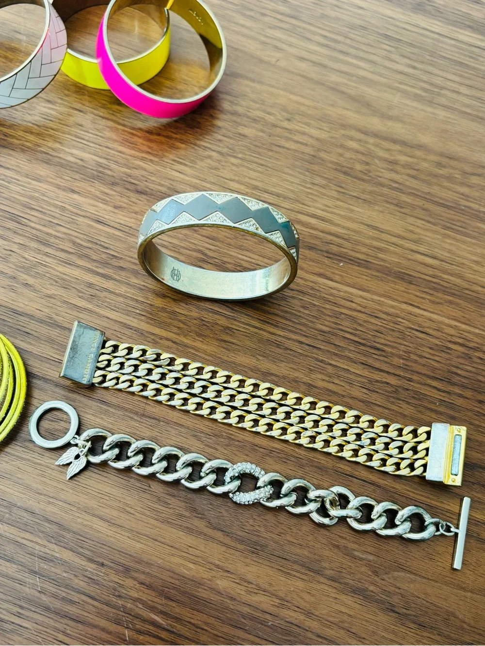 (8) pc Bracelet Bundle Kate spade j crew Victoria's Secret house of Harlow - Picture 7 of 8